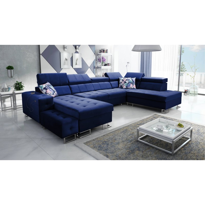 Elegant Fusion VI Corner Sofa with Quilted Seat - Exceptional Comfort and Style