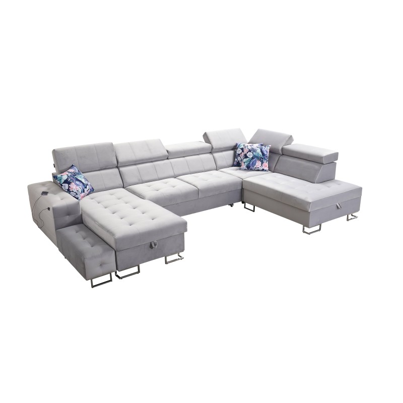 Elegante Ecksofa Fusion VI mit Gestepptem Sitz - Außergewöhnlicher Komfort und Stil