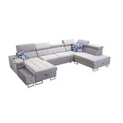 Elegante Ecksofa Fusion VI mit Gestepptem Sitz - Außergewöhnlicher Komfort und Stil