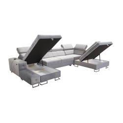 Sofá Esquinero Elegante Fusion VI con Asiento Acolchado - Comodidad y Estilo Excepcionales