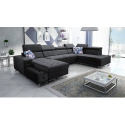 Elegante Ecksofa Fusion VI mit Gestepptem Sitz - Außergewöhnlicher Komfort und Stil