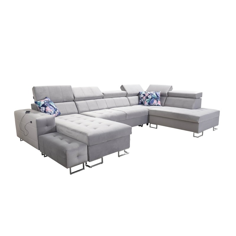 Elegante Ecksofa Fusion VI mit Gestepptem Sitz - Außergewöhnlicher Komfort und Stil