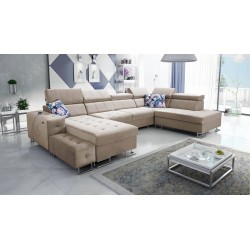 Elegante Ecksofa Fusion VI mit Gestepptem Sitz - Außergewöhnlicher Komfort und Stil