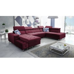 Elegante Ecksofa Fusion VI mit Gestepptem Sitz - Außergewöhnlicher Komfort und Stil