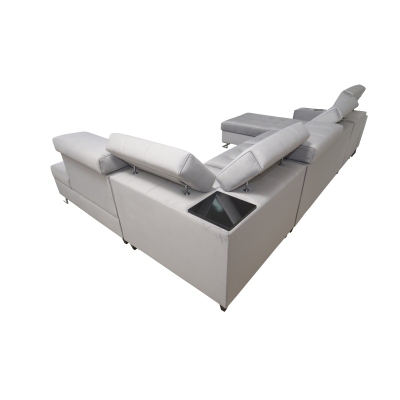 Elegante Ecksofa Fusion VI mit Gestepptem Sitz - Außergewöhnlicher Komfort und Stil