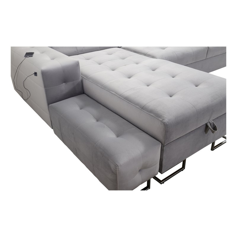 Sofá Esquinero Elegante Fusion VI con Asiento Acolchado - Comodidad y Estilo Excepcionales