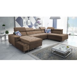 Elegante Ecksofa Fusion VI mit Gestepptem Sitz - Außergewöhnlicher Komfort und Stil