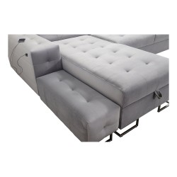 Elegant Fusion VI Corner Sofa with Quilted Seat - Exceptional Comfort and Style