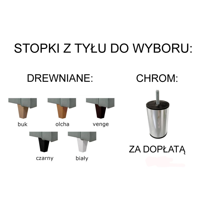 Narożnik Fusion VIII z pikowanym siedziskiem i funkcją spania | Meble wysokiej jakości