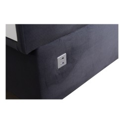 Luxuriöses Ecksofa in U-Form Porto VI mit Schlaffunktion - Samt | Hydrophob, Casablanca 2307