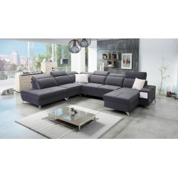 Das U-förmige Ecksofa Porto X – ein komfortables und stilvolles Möbelstück mit Schlaffunktion