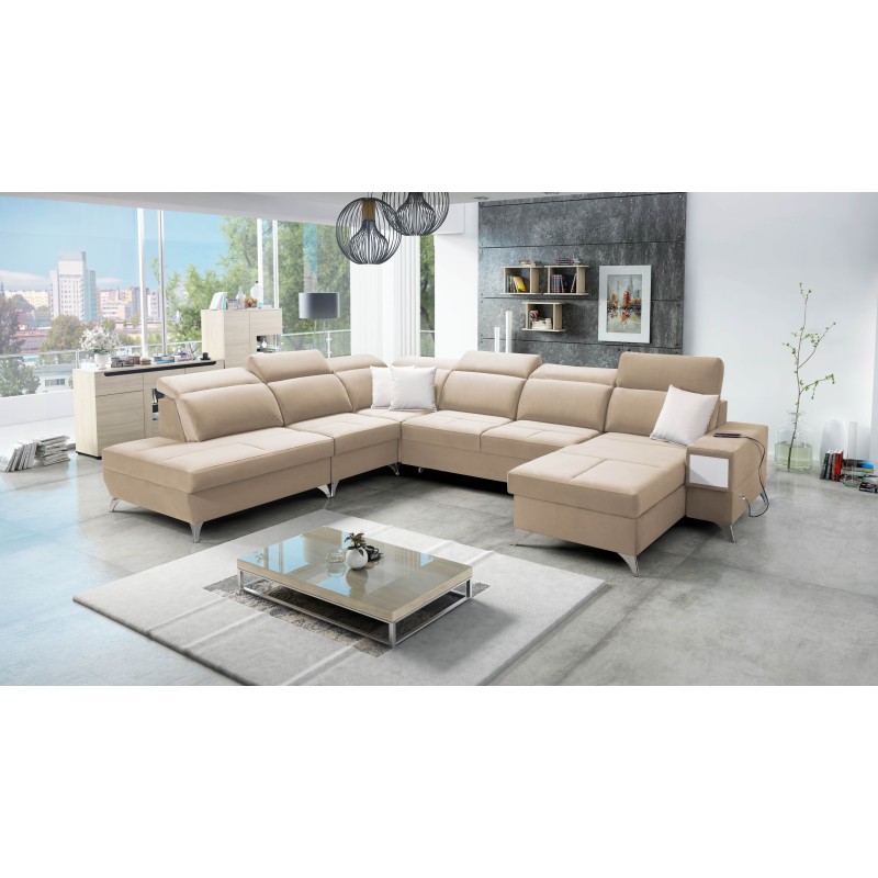 U-shaped Porto X sectional sofa – a comfortable and stylish piece of furniture with a sleeping function