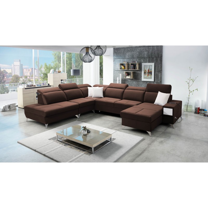 U-shaped Porto X sectional sofa – a comfortable and stylish piece of furniture with a sleeping function