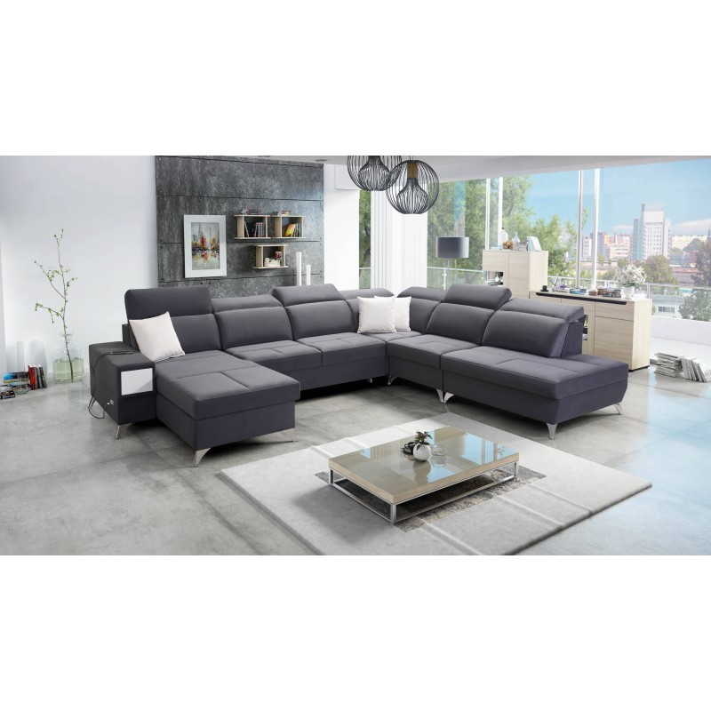 U-shaped Porto X sectional sofa – a comfortable and stylish piece of furniture with a sleeping function