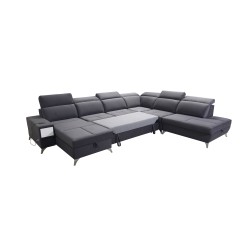 Das U-förmige Ecksofa Porto X – ein komfortables und stilvolles Möbelstück mit Schlaffunktion