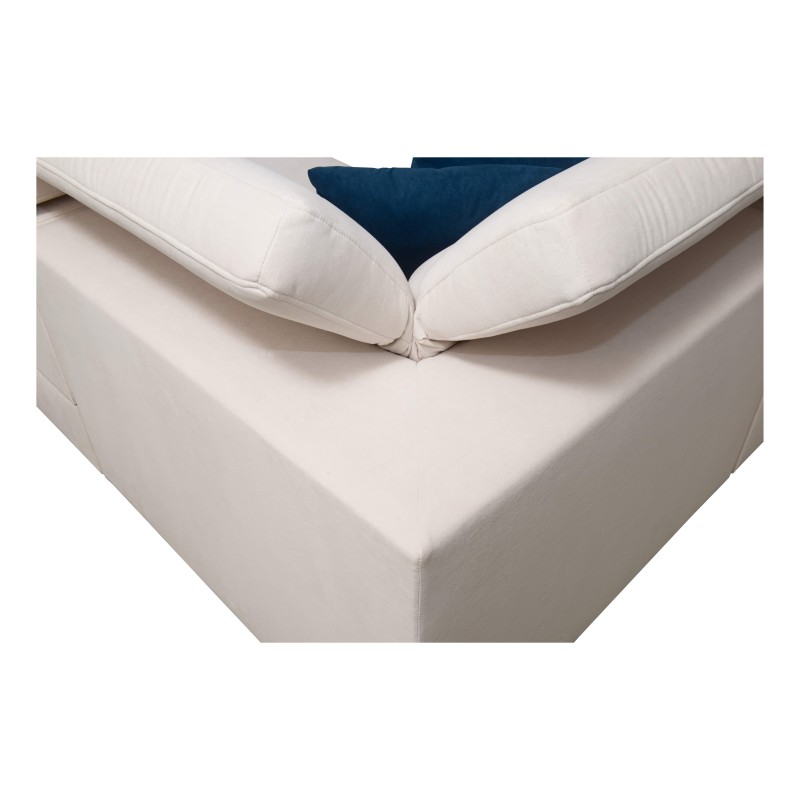 U-shaped Alto VI sectional sofa with slats, sleeping function, and adjustable headrests, Plecionka, Sawana 72