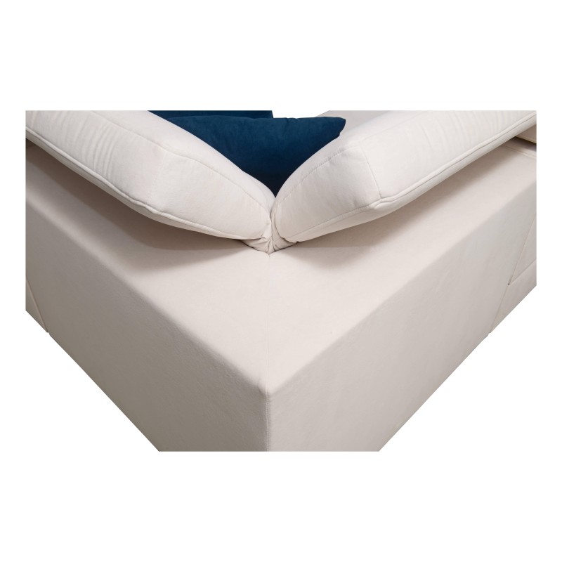 Moderner Ecksofa U Alto VIII mit Lamellen - Geflecht, Sawana 21