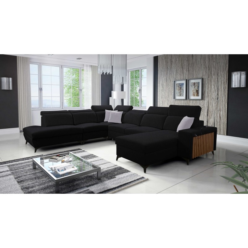 Alto X U-shaped sectional with Plecionka, Sawana 14 - functionality combined with elegance