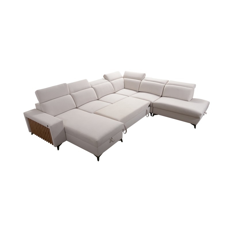 U-förmiges Sofa Alto X mit Geflecht, Sawana 96 - Funktionalität verbunden mit Eleganz