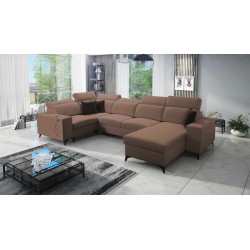U-shaped Alto IV Mix sectional sofa with a sleeping function - Elegance and functionality in one!