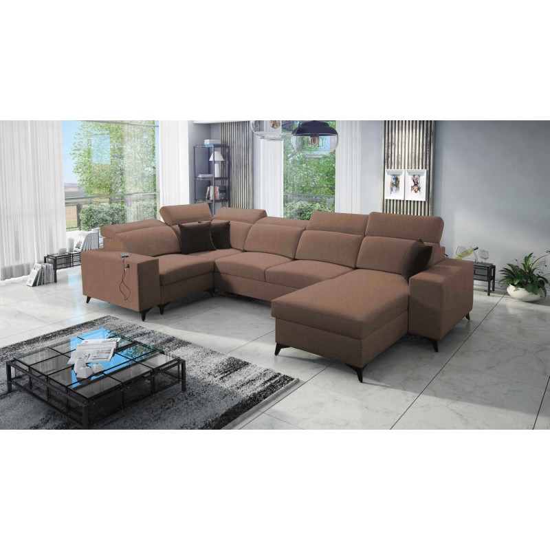Ecksofa in U-Form Alto IV Mix mit Schlaffunktion - Eleganz und Funktionalität in einem!