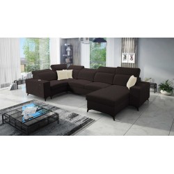 U-shaped Alto IV Mix sectional sofa with a sleeping function - Elegance and functionality in one!