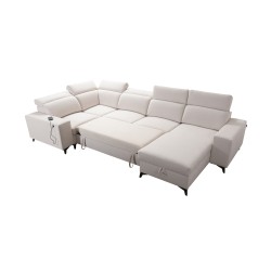 U-shaped Alto IV Mix sectional sofa with a sleeping function - Elegance and functionality in one!