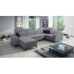 U-shaped Alto IV Mix sectional sofa with a sleeping function - Elegance and functionality in one!