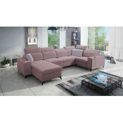 Ecksofa in U-Form Alto IV Mix mit Schlaffunktion - Eleganz und Funktionalität in einem!