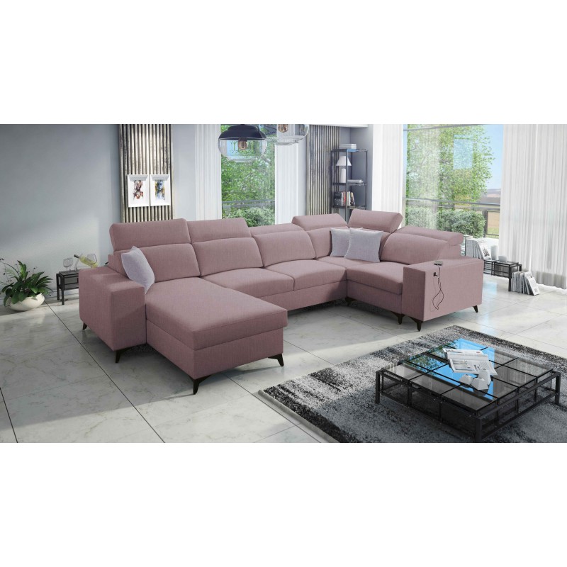 Ecksofa in U-Form Alto IV Mix mit Schlaffunktion - Eleganz und Funktionalität in einem!