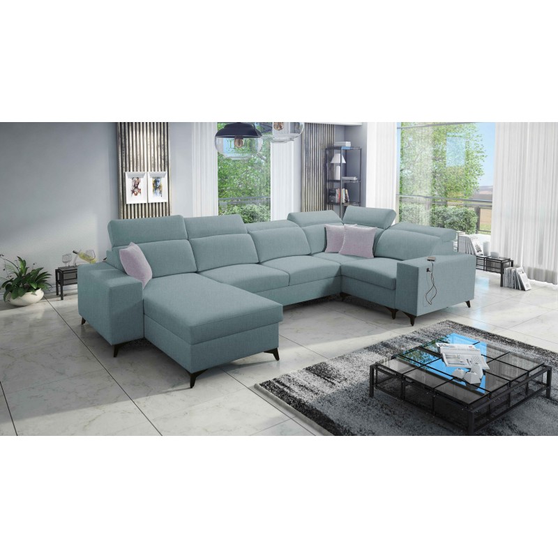 Ecksofa in U-Form Alto IV Mix mit Schlaffunktion - Eleganz und Funktionalität in einem!