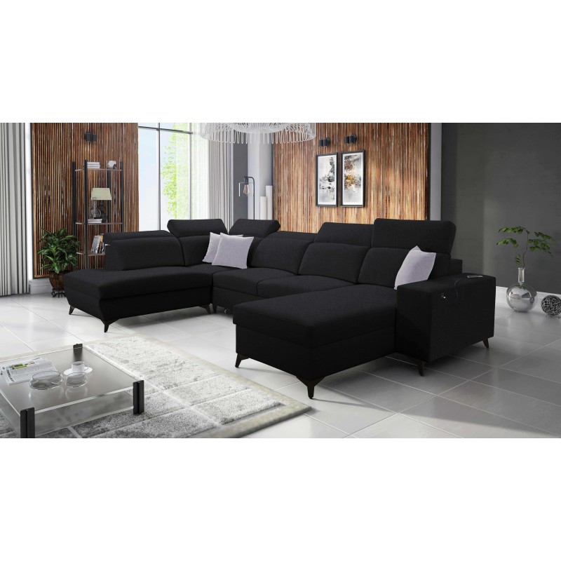 U-shaped corner sofa Alto VI Mix with sleeping function – comfort and modern design