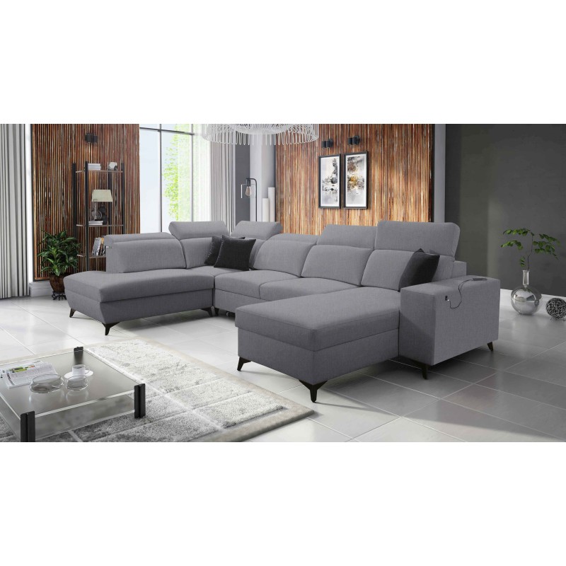 U-shaped corner sofa Alto VI Mix with sleeping function – comfort and modern design