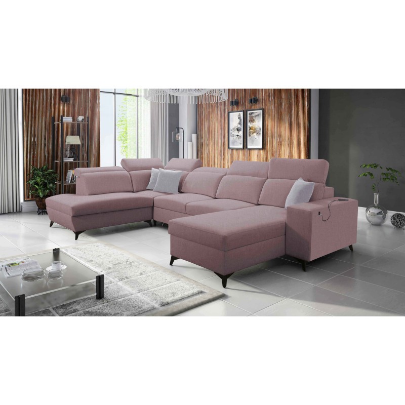 U-shaped corner sofa Alto VI Mix with sleeping function – comfort and modern design