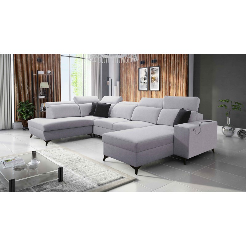 U-shaped corner sofa Alto VI Mix with sleeping function – comfort and modern design