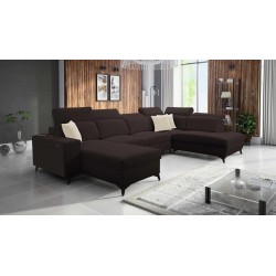 Sofá esquinero en forma de U Alto VI Mix con función de cama – confort y diseño moderno