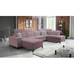 U-shaped corner sofa Alto VI Mix with sleeping function – comfort and modern design