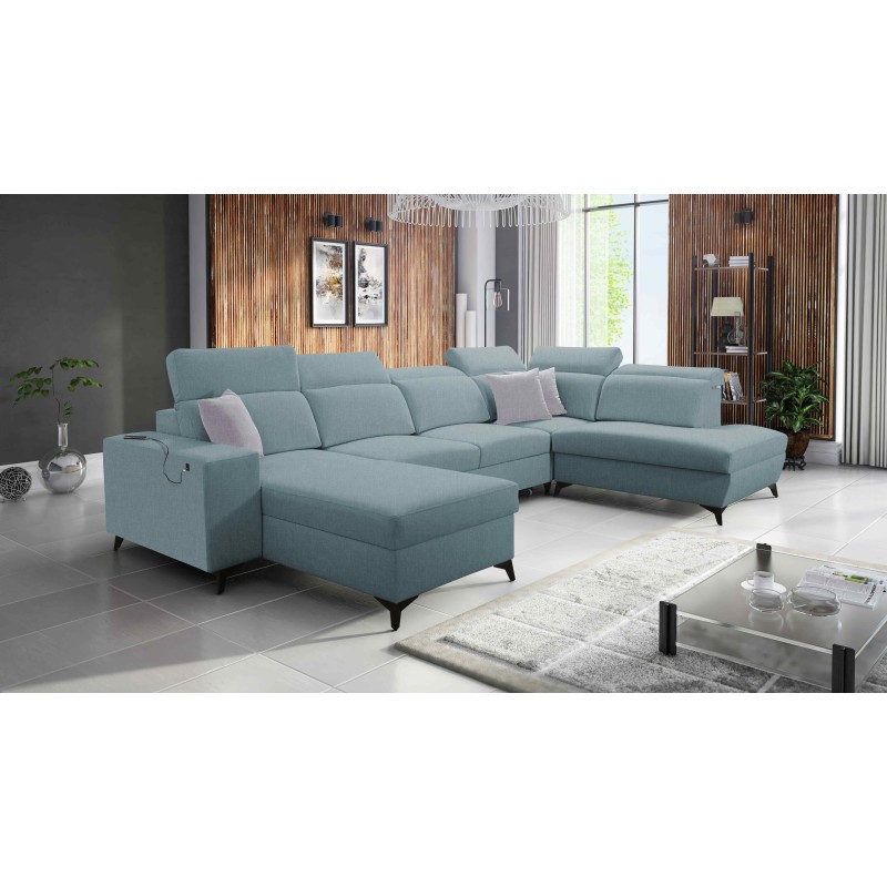U-shaped corner sofa Alto VI Mix with sleeping function – comfort and modern design
