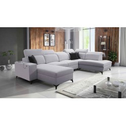 U-shaped corner sofa Alto VI Mix with sleeping function – comfort and modern design