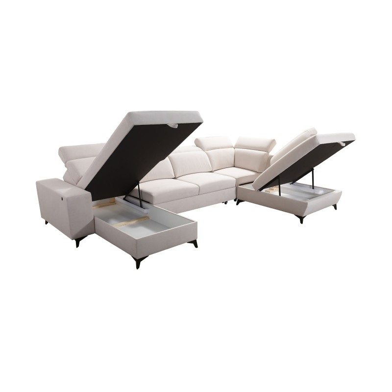 U-förmiges Ecksofa Alto VI Mix mit Schlaffunktion – Komfort und modernes Design