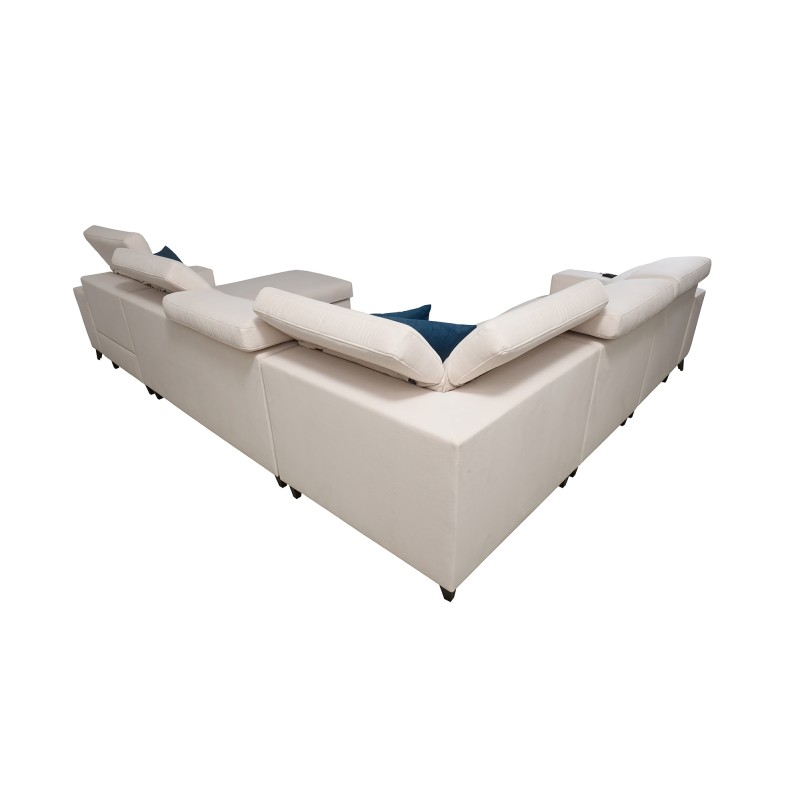 U-förmiges Sofa Alto VIII Mix mit Schlaffunktion - ideal für Wohnzimmer und Schlafzimmer