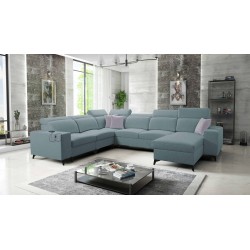 U-förmiges Sofa Alto VIII Mix mit Schlaffunktion - ideal für Wohnzimmer und Schlafzimmer