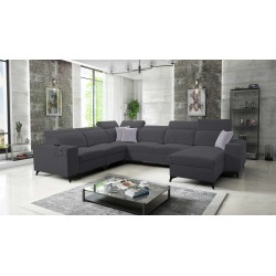 U-förmiges Sofa Alto VIII Mix mit Schlaffunktion - ideal für Wohnzimmer und Schlafzimmer