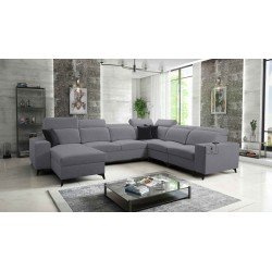 U-förmiges Sofa Alto VIII Mix mit Schlaffunktion - ideal für Wohnzimmer und Schlafzimmer