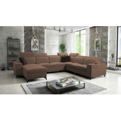 U-förmiges Sofa Alto VIII Mix mit Schlaffunktion - ideal für Wohnzimmer und Schlafzimmer