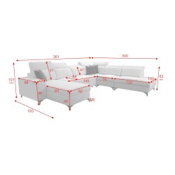 U-Shaped Alto X Mix Sectional Sofa - Elegance and Comfort in One.