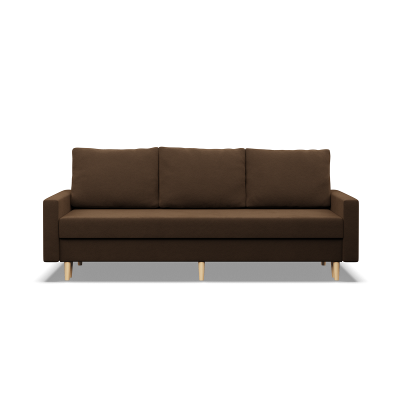 Sofa BLANK, Type of fabric - Group I, Filling - Foam, Color - BROWN