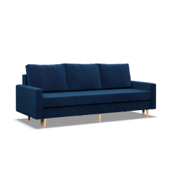 Sofa BLANK, Stoffart - II Gruppe, Füllung - Federkern, Farbe - DUNKELBLAU