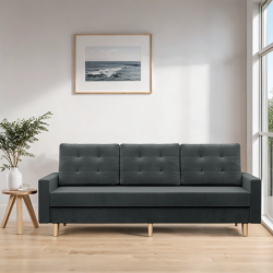 Sofa BLANK, Fabric type - Group II, Filling - Spring, Color - DARK GRAY