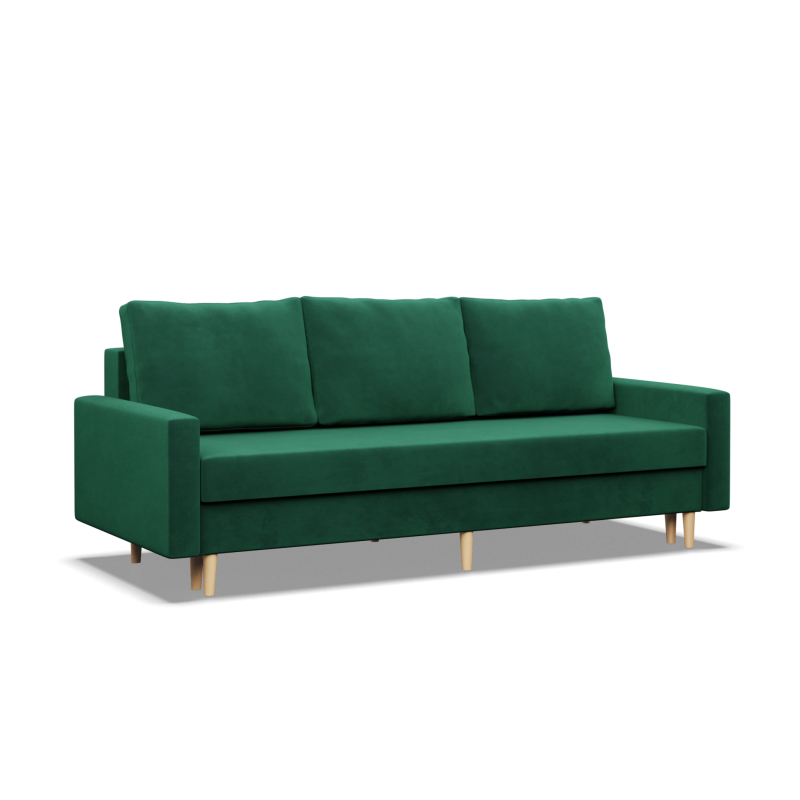 Sofa BLANK, Fabric type - Group II, Filling - Spring, Color - BOTTLE GREEN